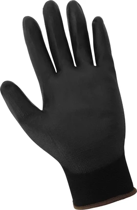 Global Glove "Atlas 370 Style" PUG-17 Black Polyurethane Dip Gloves