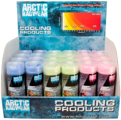 Radians Arctic Radwear Cooling Wrap Counter Display