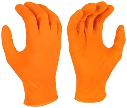 Radians Diamond Grip Heavy Duty 8 Mil Nitrile  Powder Free Gloves