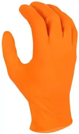 Radians Diamond Grip Heavy Duty 8 Mil Nitrile  Powder Free Gloves