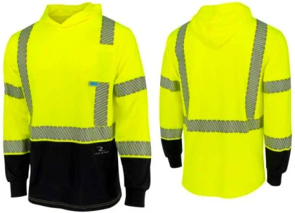 Radians UPF 40 + Long Sleeve T-Shirt with Hood -Moisture Wicking, Birdseye Mesh Cooling Fabric - ...