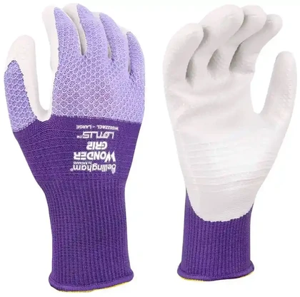 Bellingham Wonder Grip WG522AC Lotus Nitrile Palm Gloves - Assorted Colors
