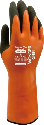 Wonder Grip WG-338L Long Sleeve Thermo Plus Guard Cold Weather Waterproof Gloves - Cut Level A3