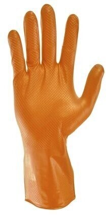 Safety Zone Premium 6 Mil Diamond Grip Powder Free Nitrile Gloves
