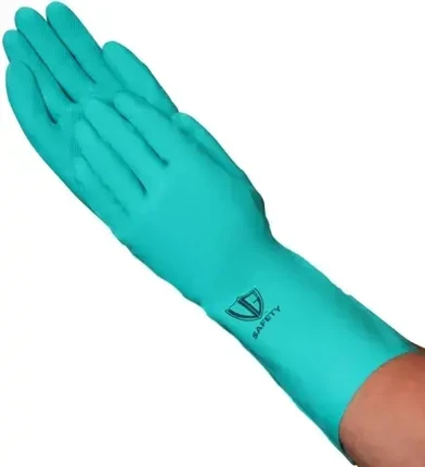 Vanguard 15 mil Unlined Chemical Resistant Nitrile Gloves