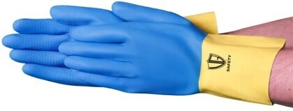 Vanguard 28 mil Flock Lined Chemical Resistant Neoprene Coated Latex Gloves