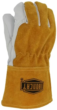 PIP Ironcat 6143 Premium Top Grain Goatskin Leather MIG Welder's Gloves with Fleece Lining