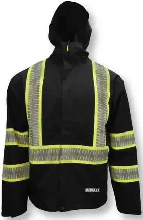 Dewalt DRW11-1ZGR Waterproof Lightweight Packable Raincoat