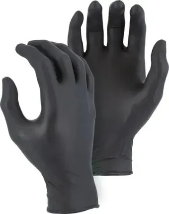 Majestic 4 Mil Black Nitrile Powder Free Gloves