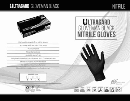 Ultragard Gloveman 4 Mil Nitrile Powder Free Gloves
