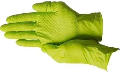 First Glove Diamond Grip Heavy Duty 8 Mil Nitrile Powder Free Gloves