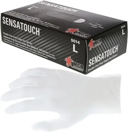 MCR Safety Memphis SensaTouch Vinyl 9" Powder Free Gloves