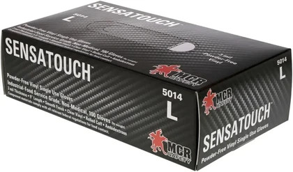 MCR Safety Memphis SensaTouch Vinyl 9" Powder Free Gloves