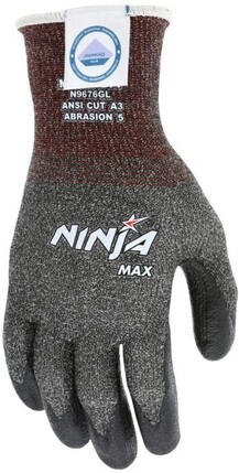 MCR Safety Cut Pro Ninja Max N9676G ANSI Cut Level A3 Dyneema Gloves