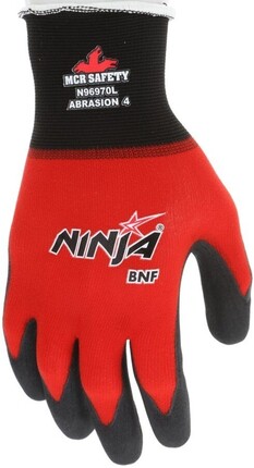 MCR Safety N96970 Ninja BNF with NFT Palm Touchscreen  Gloves