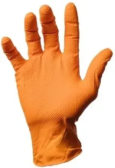 First Glove Diamond Grip Heavy Duty 8 Mil Nitrile Powder Free Gloves