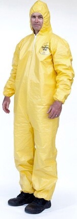 DuPont TyChem Coveralls With Hood #QC127S