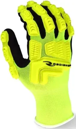Radians RWG21 Hi Vis Work Gloves with TPR