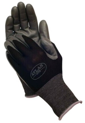 Showa Atlas 370 Black Nitrile Gloves