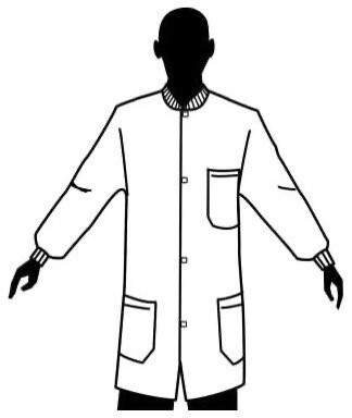 Tian's SMS Cleanroom Lab Coats With or Without Pockets