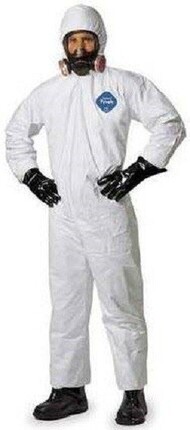 Dupont Tyvek Coveralls with Hood and Elastic Cuffs