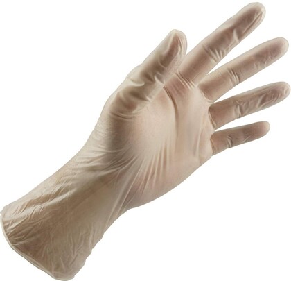 Ultragard 4.5 Mil Vinyl Powdered Gloves - Size Medium
