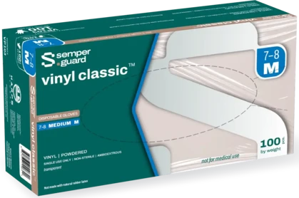 Semperguard Vinyl Classic 4 Mil Vinyl Powdered Gloves