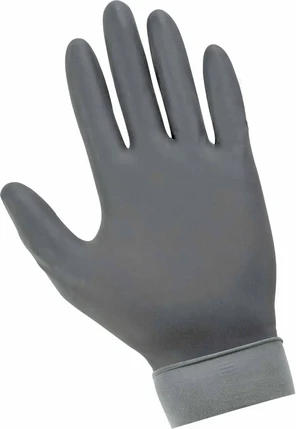 Global Glove Panther Guard Premium 6 Mil Nitrile Exam Flock Lined Powder Free Gloves