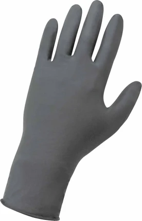 Global Glove Panther Guard Premium 6 Mil Nitrile Exam Flock Lined Powder Free Gloves
