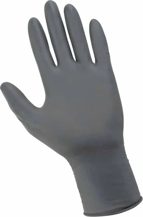 Global Glove Panther Guard Premium 6 Mil Nitrile Exam Flock Lined Powder Free Gloves