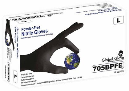Global Glove 3.5 Mil Nitrile Powder Free Gloves
