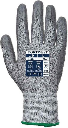 Portwest A622 HPPE PU Palm Gloves - Cut Level A3