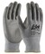 PIP G-Tek 16-560 Seamless Knit Polykor Blended Gray Polyurethane Coated Gloves - Cut Level A4