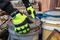 Majestic 2145HYH Winter Lined Waterproof Gloves with Hi Vis Knit Back