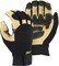 Majestic 2160 Black Eagle Mechanics Gloves with Pigskin Palm and Grip Patches