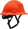 PIP Kilimanjaro ANSI Type II Full Brim Non-Vented Safety Helmets with 4-Point Chinstrap