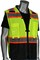 PIP Class 2 Two-Tone Twelve Pocket Tethering Hi Vis Vests with "D" Ring Access