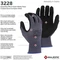 Majestic 3228 SuperDex Micro Foam Nitrile Palm Coated Gloves on Nylon Shell