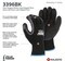 Majestic 3396 Black Polar Penguin Winter Lined Napped Terry Gloves - Cut Level A2