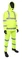 West Chester Yellow 3-Piece ANSI Type R Class 3 Polyester Rain Suit