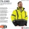 Majestic 8 in 1 Hi Vis Waterproof Jacket - ANSI 3, R