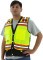 Majestic  Hi Vis Glow in the Dark Surveyors Vest