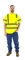 Majestic Hi Vis Short Sleeve Shirt w/ Pocket - ANSI 3