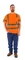 Majestic Hi Vis Short Sleeve Shirt w/ Pocket - ANSI 3
