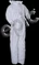 Tian's Tyvek-Like Coveralls with Elastic Wrists & Ankles