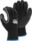 Majestic 3396 Black Polar Penguin Winter Lined Napped Terry Gloves - Cut Level A2