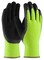 PIP 41-1420 Hi-Vis Seamless Knit MicroFinish Grip Gloves