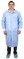 Safety Zone 50 Gram SMS Lab Coats - with Pockets, Knit Wrist
