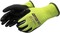 Liberty Safety F4970HG 18 gauge Hi Vis Sandy Nitrile Coated Touchscreen Gloves - Cut Level A6