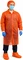 Keystone Hook and Loop Polypropylene Lab Coats